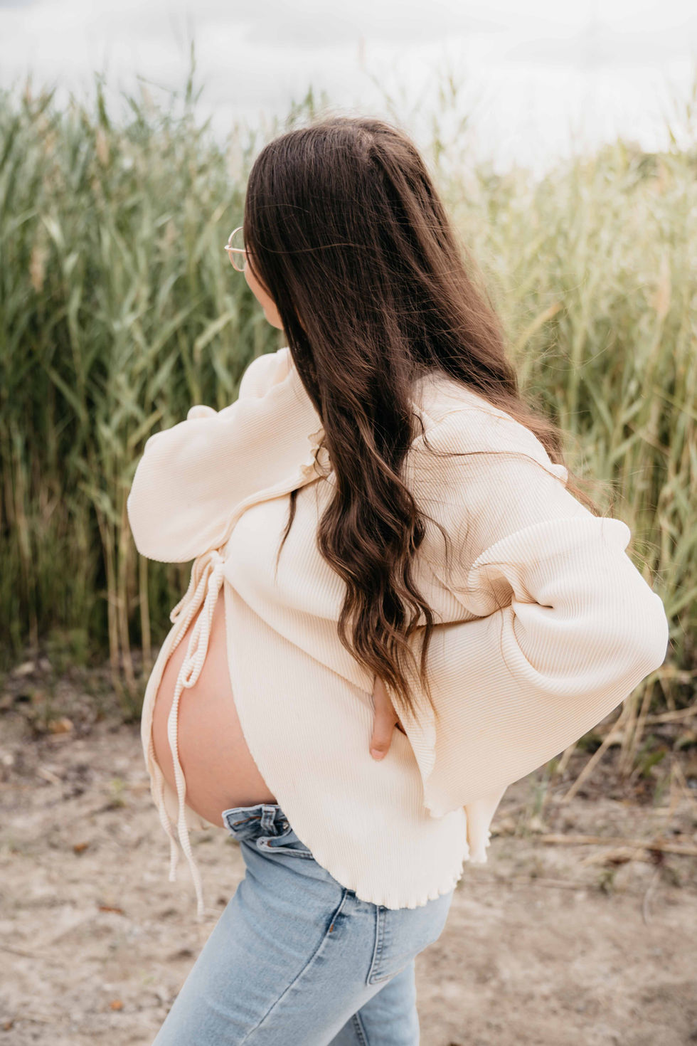Boho-Stil Babybauch Shooting Heidelberg – stilvoll & herzlich