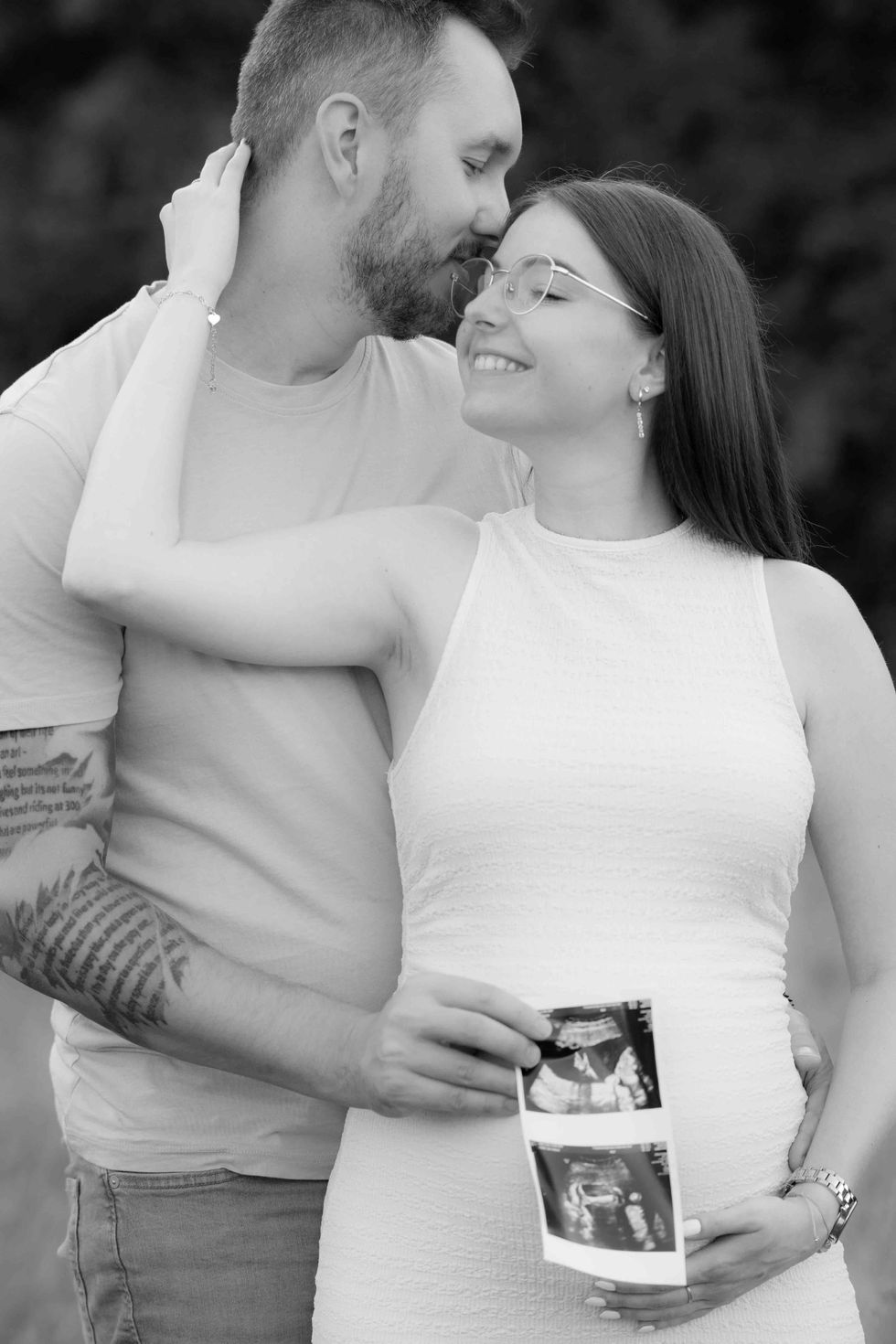 Babybauch Shooting Forst Umgebung-13