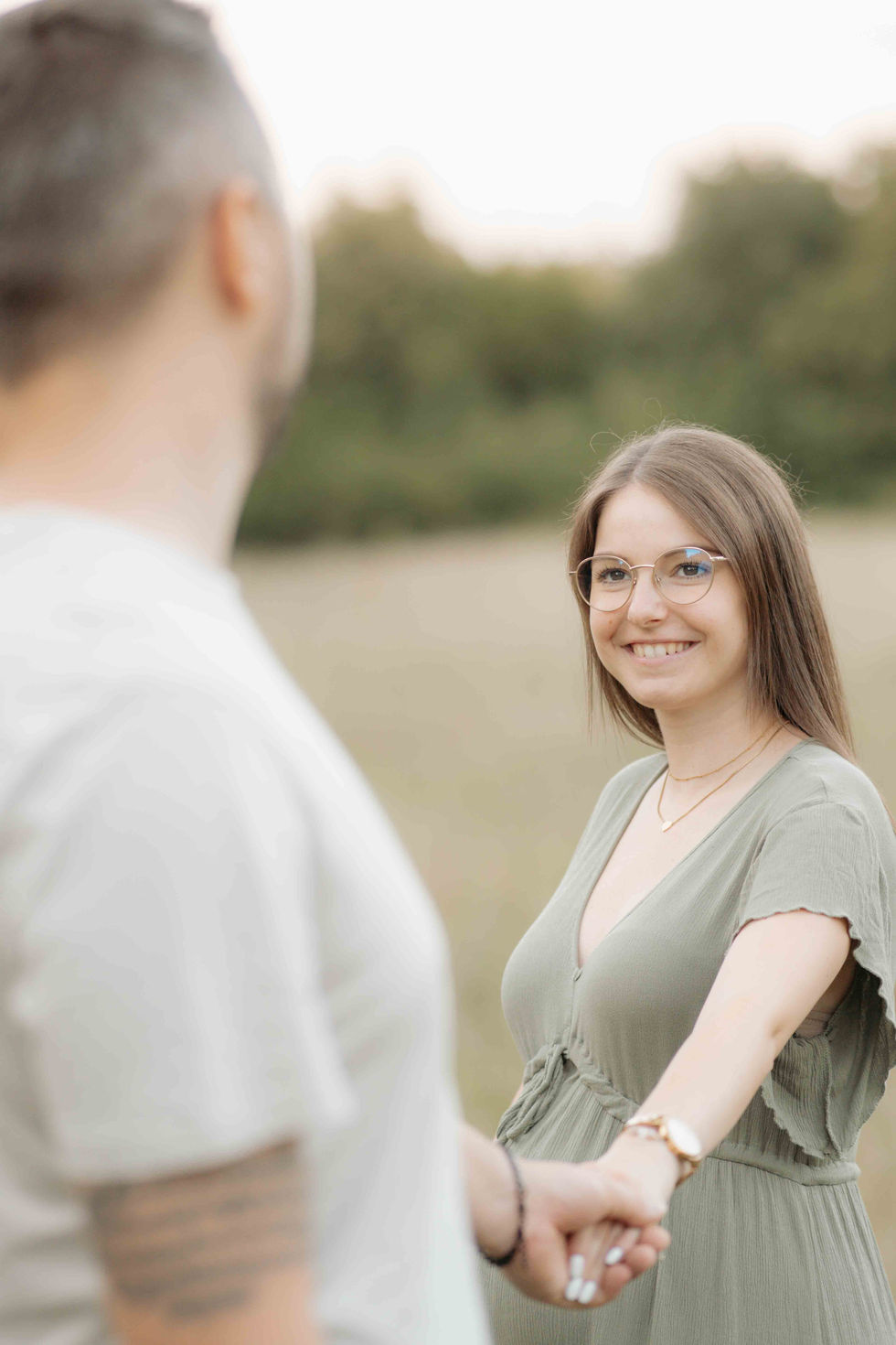 Babybauch Shooting Forst Umgebung-17