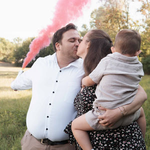 Familienfotos beim Gender Reveal Shooting in Bruchsal – emotionale Momente voller Vorfreude