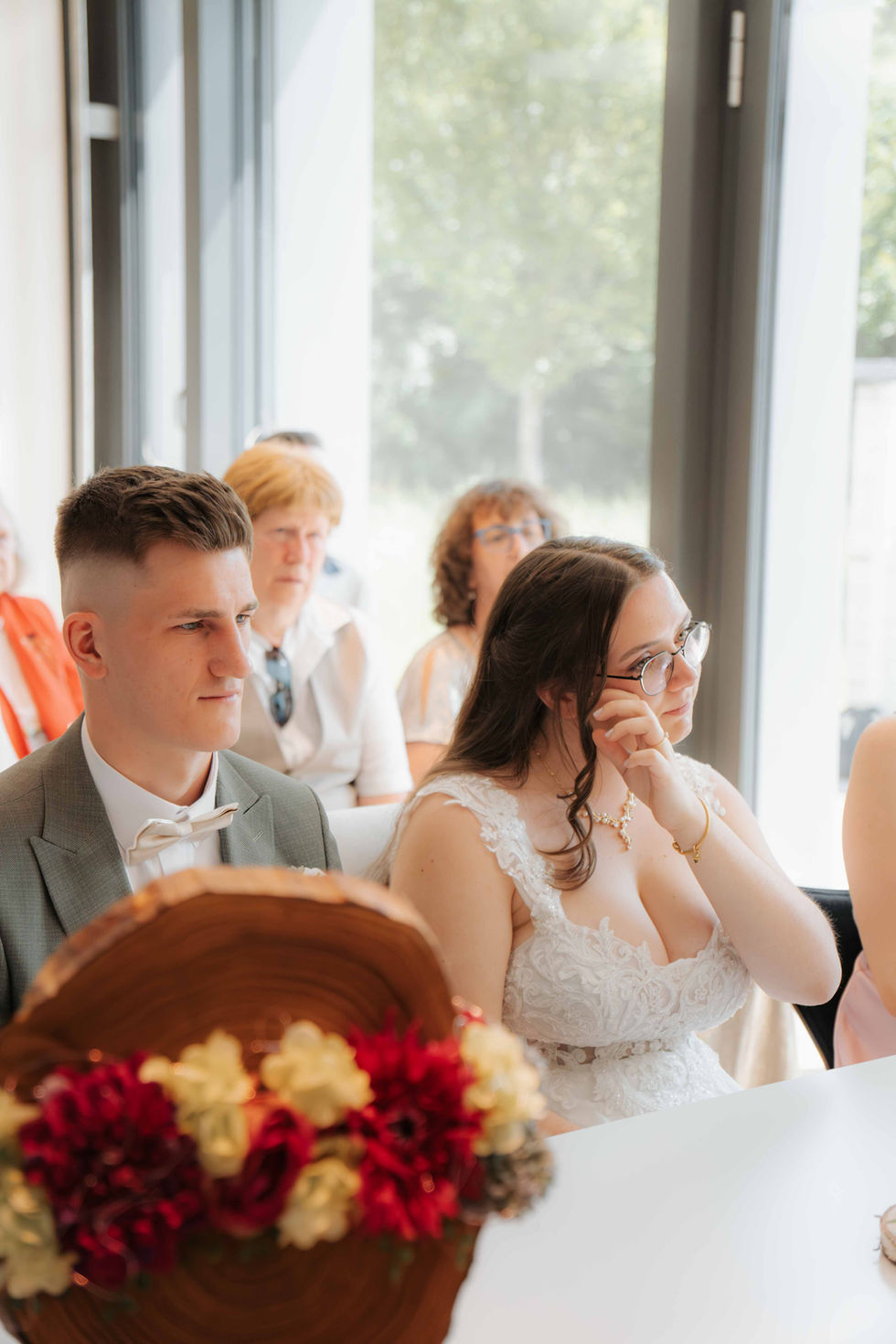 Berührende Szenen der Hochzeit in Bad Bergzabern
