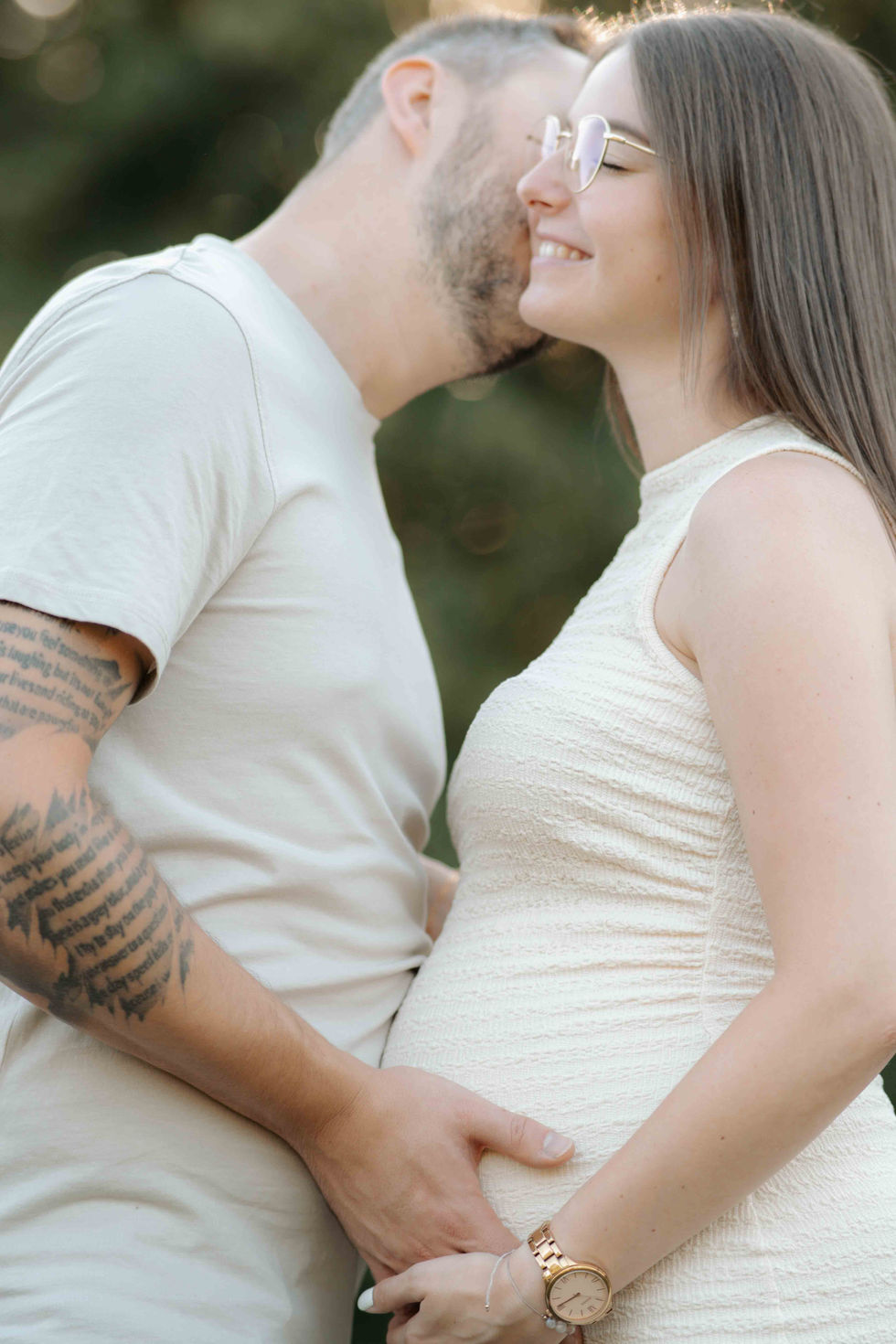 Babybauch Shooting Forst Umgebung-12