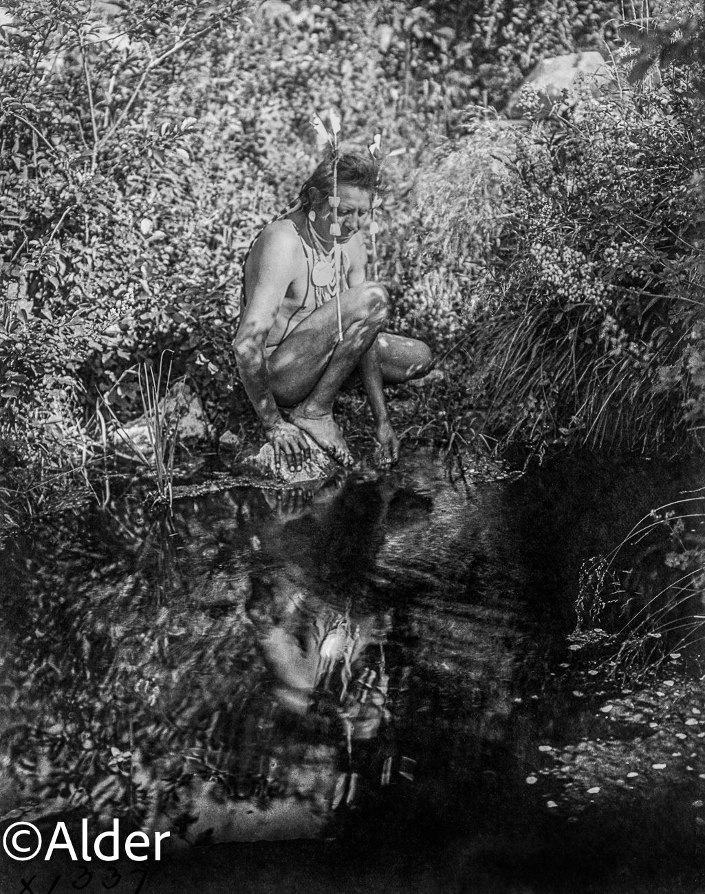 The Mirror of the Stream – Edward S. Curtis (1905)
