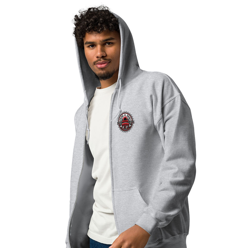 Thumbnail: Unisex heavy blend zip hoodie