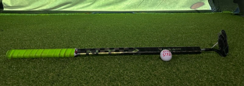 hockey stick golf putter