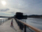 Molo Lipno s dětmi na kole