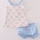 Thumbnail: Blue Floral Ruffle Bloomer Set