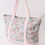 Thumbnail: Pink Floral Plaid Tote