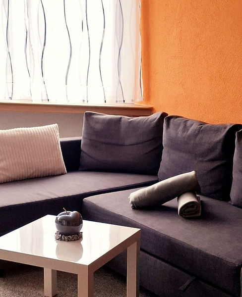 Wohnzimmer FeWo D`Rock Arosa
