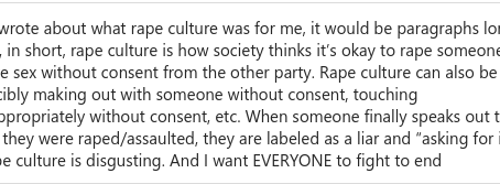 RAPE CULTURE IS...