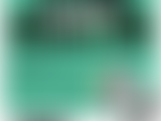 Green image with "The Exterior Cleaning Marketing FAQ of the Day" text. Shows a Q&A about blogging vs. social media. Includes a megaphone graphic. The Dab Marketing