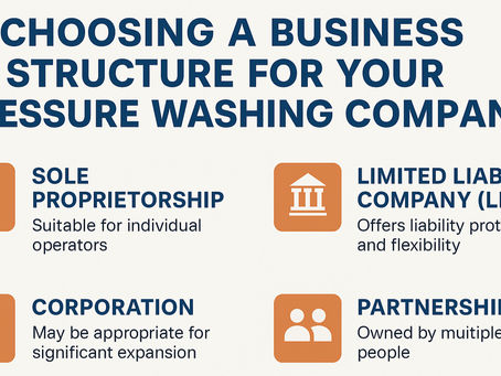 Starting a Pressure Washing Business? Here’s How to Choose the Right Business Structure.