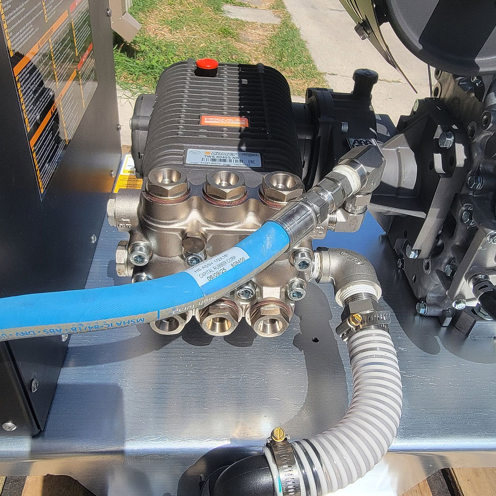 Comet Pump Set Up on The DualWash Pro. RCPCE stocks and build with DualWash Pro Set ups for Commercial Pressure Washing.