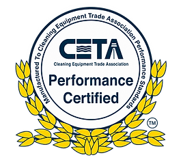 Ceta Performance Certified Logo for being certified by CETA for performance in the pressure washing and soft washing industry.