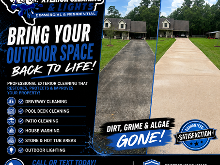 Pressure Washing Houston TX | Benefits of Professional Exterior Cleaning