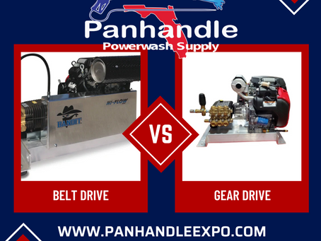 Gear Drive vs. Belt Drive Pressure Washers: Understanding the Key Differences