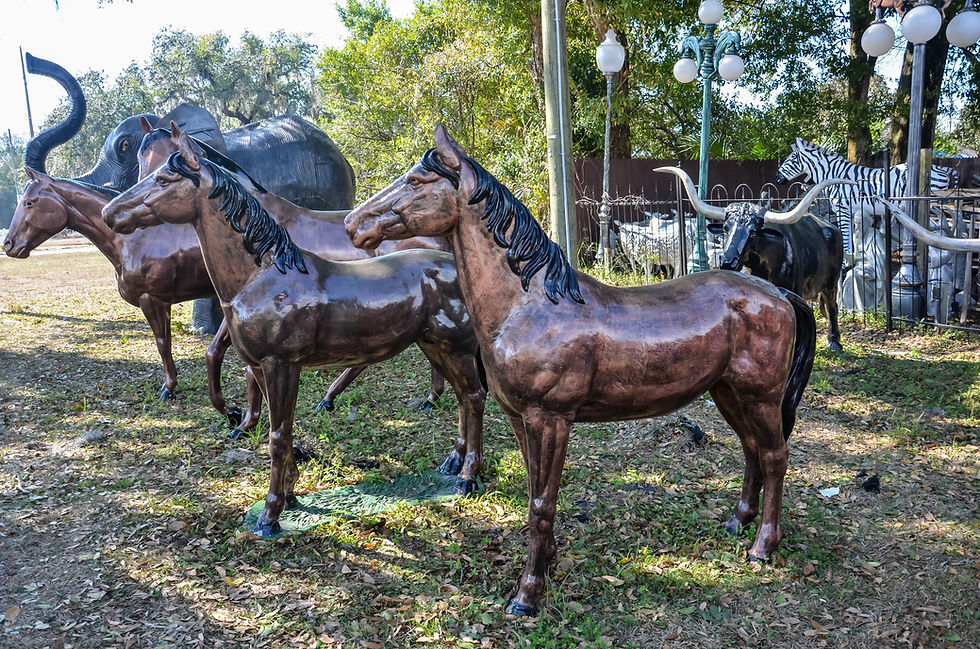 Thumbnail: 64" Colt Horse, 16 Hands | Recycled, Rust-Proof Aluminum