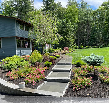 Mulch & Plants Installed