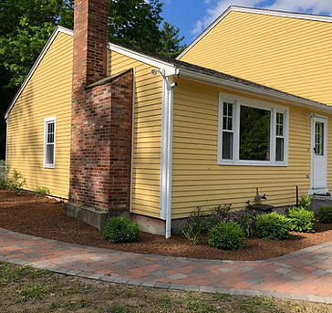 Mulch installed