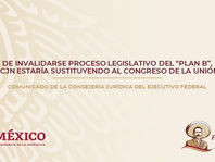 De invalidarse proceso legislativo del “Plan B”, Corte estaría sustituyendo al Congreso: Presidencia