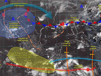 Onda tropical 20 dejará lluvias y tormentas aisladas de corta duración en la entidad