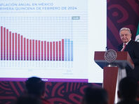 Presidente resalta inflación a la baja en febrero