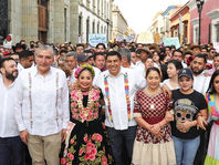 Salomón Jara presenta al pueblo de Oaxaca Informe de 100 días de gobierno