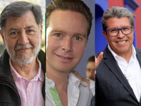 Noroña, Monreal y Velasco anuncian que pedirán licencias para buscar candidatura presidenciable 