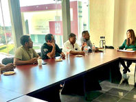 Diputada Haydeé Reyes Soto recibe en el Congreso a autoridades de la agencia de San Pablo Güilá 