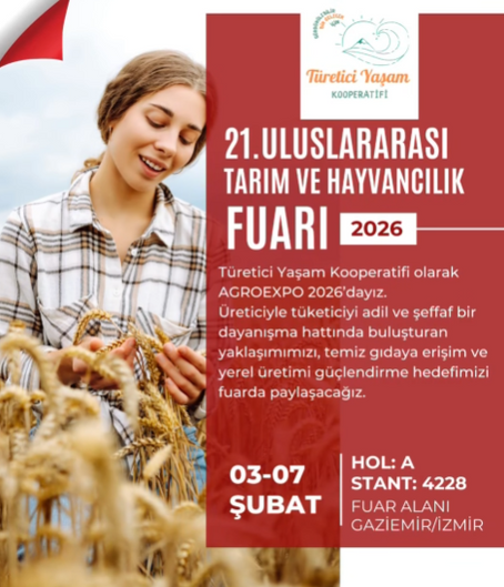 Türetici Yaşam Kooperatifi olarak Agroexpo 2026’daydık! 🌱🤝
