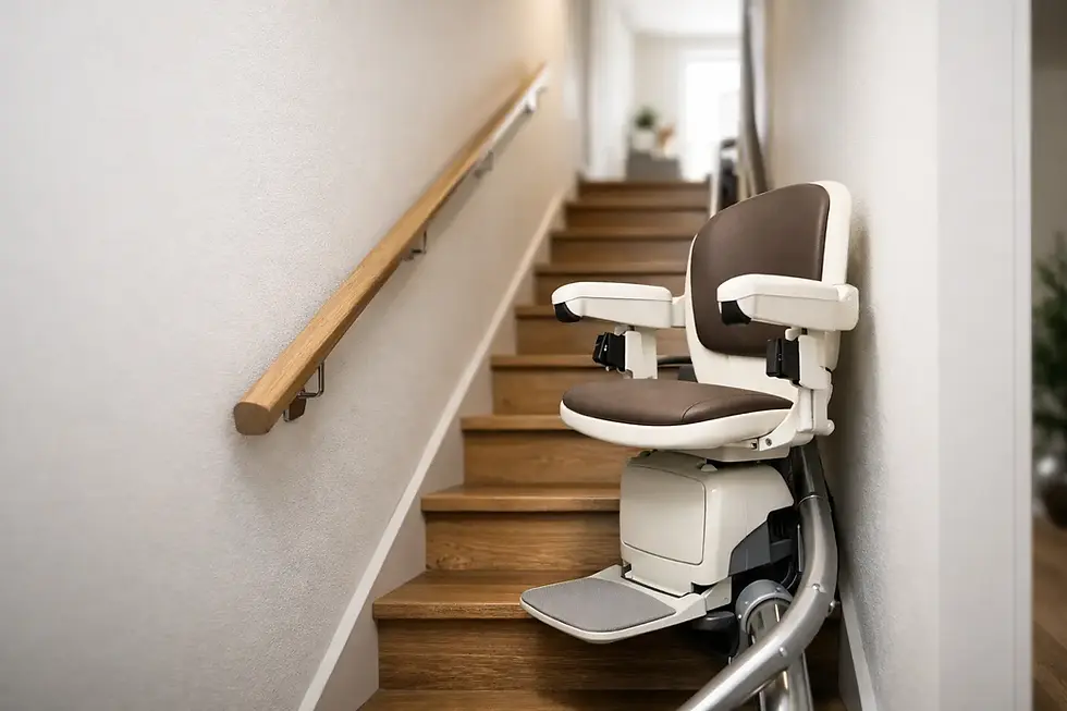 Treppenlift Kosten schmale Treppe realistisch