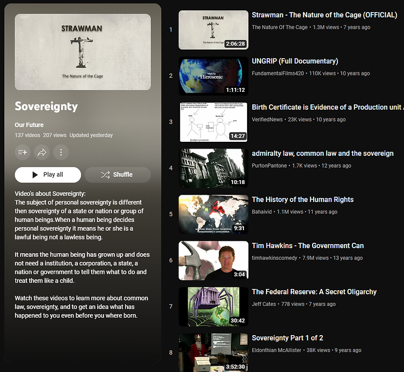 Sovereignty Playlist