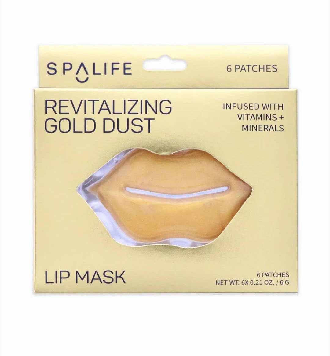 Revitalizing Gold Dust Lip Mask 6 pack
