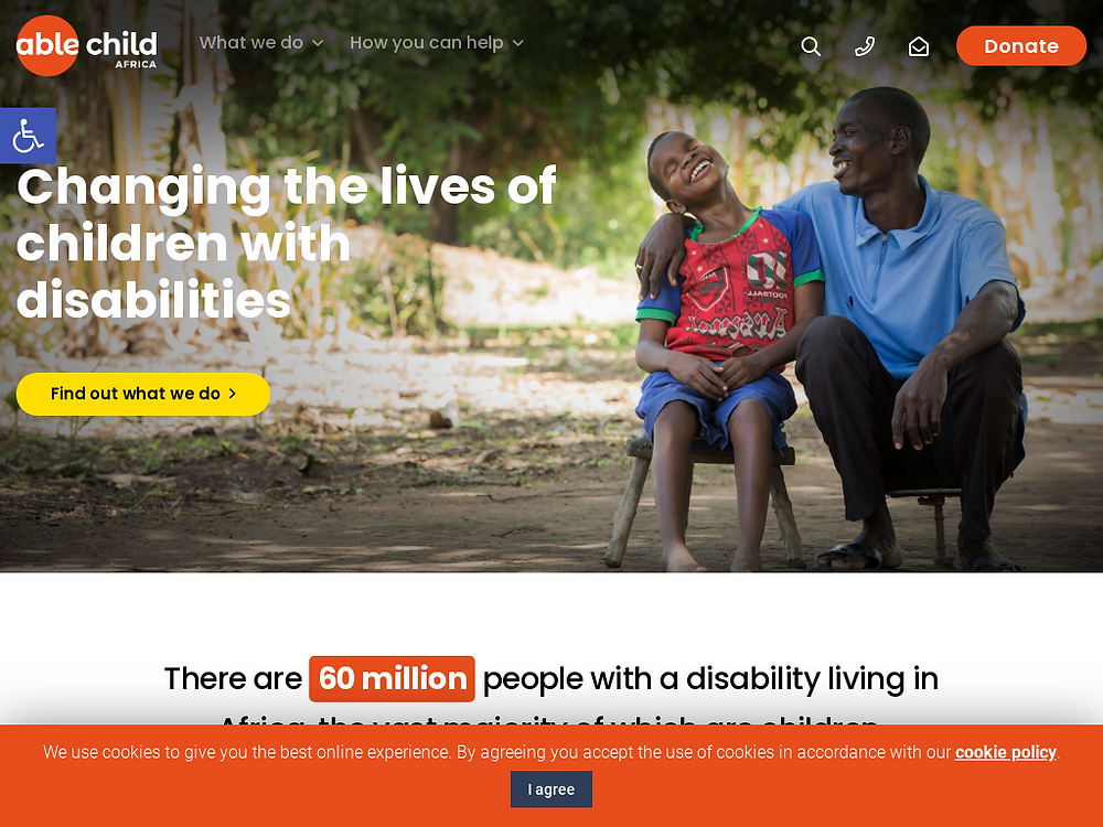 best charity website design