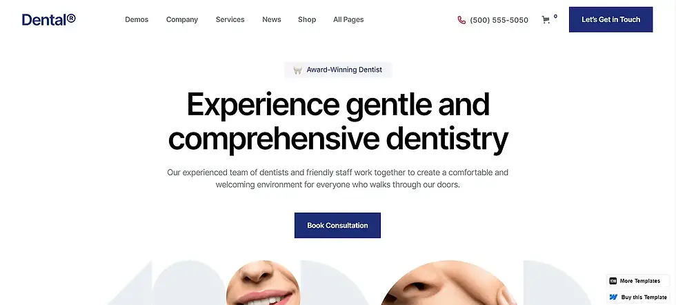 dentist website