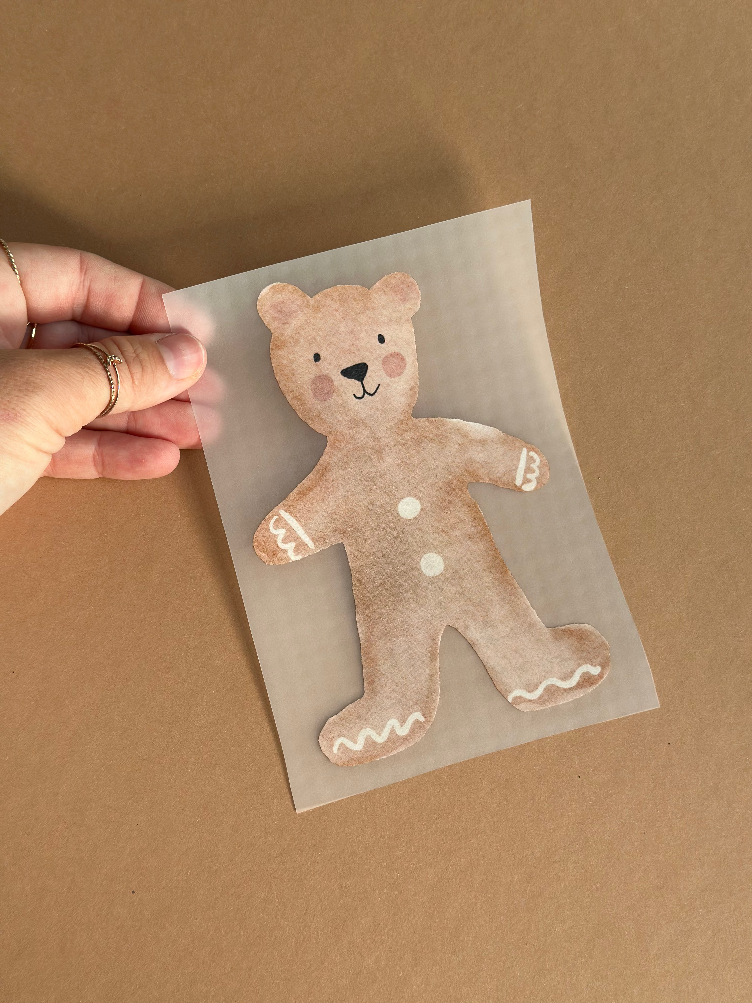 Bügelbild LEBKUCHEN BÄR