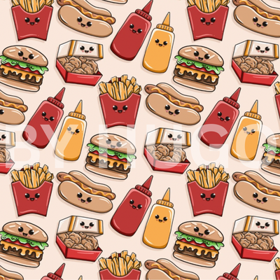 Fast food large clip