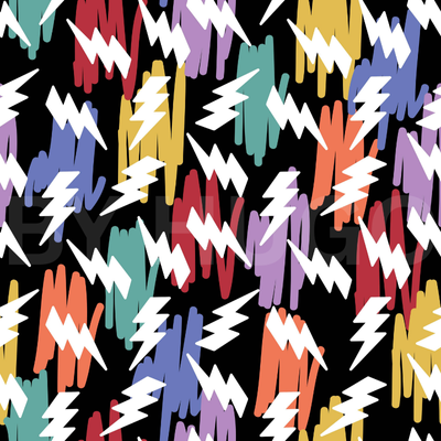 Rainbow Lightning mini clip