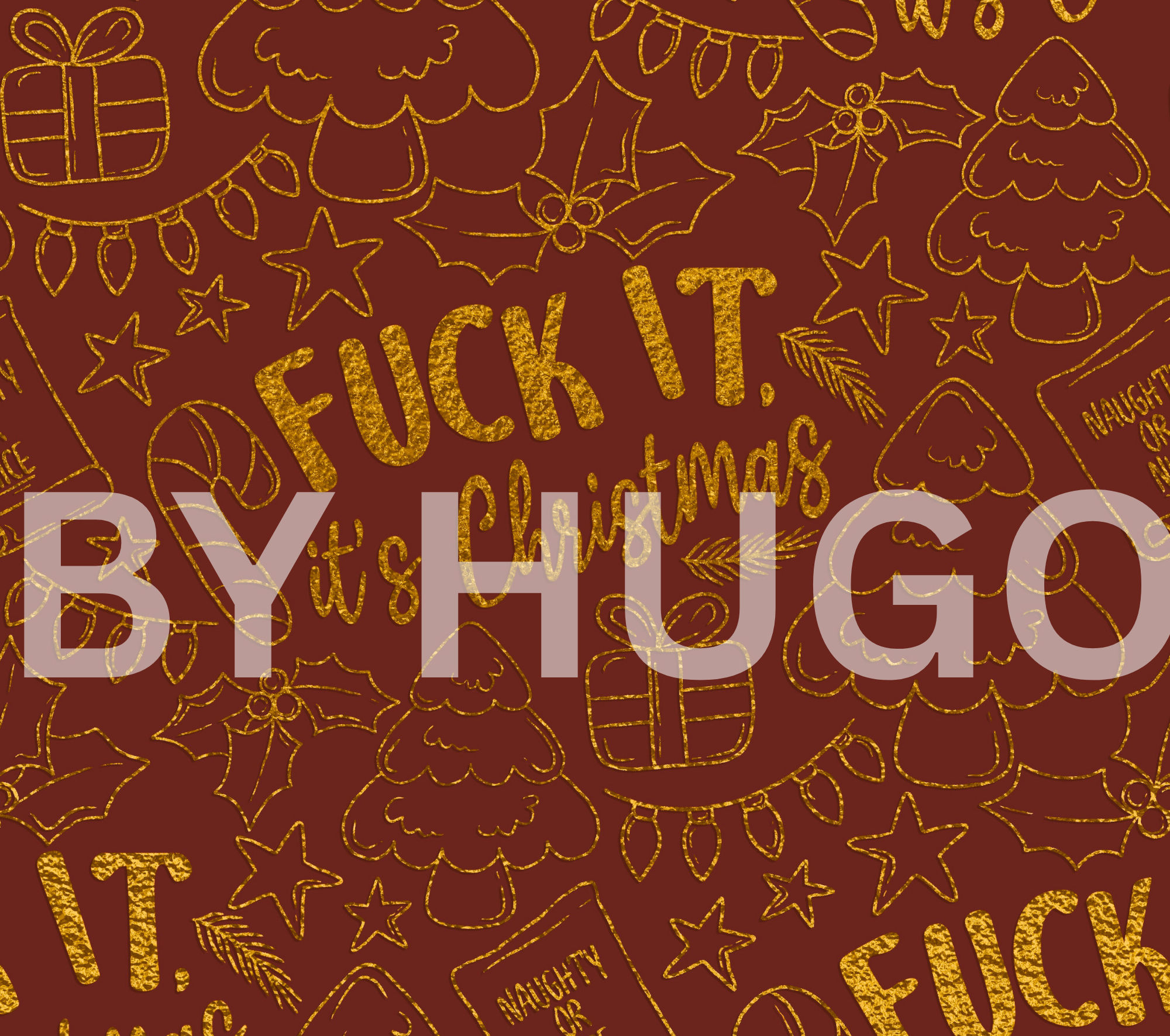 F it it's Christmas Large Clip