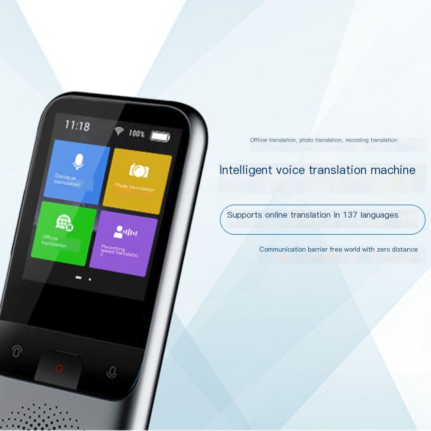 Smart Handheld Voice Translator with Multi-Language Support