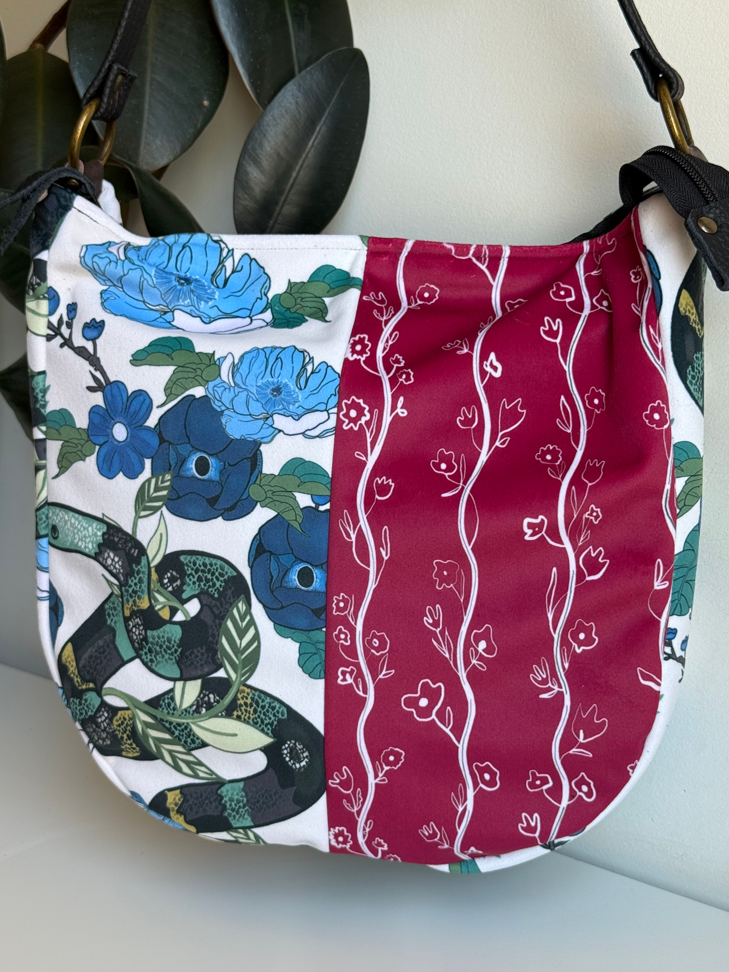 OOAK Shoulder Bag, ZIP TOP | Patchwork (205)