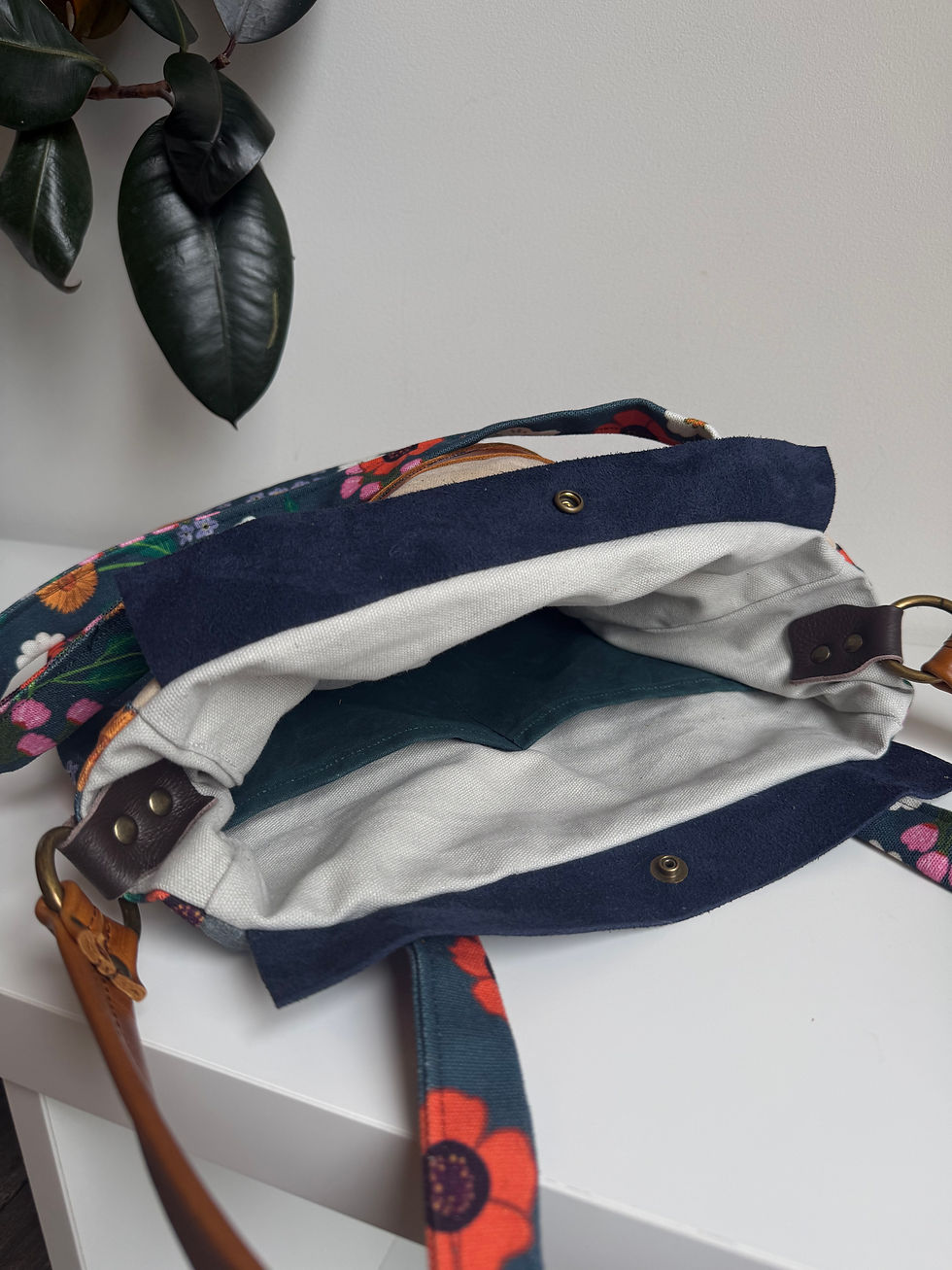 Thumbnail: OOAK Shoulder+Tote Bag | Gladys Skandi Floral (404)