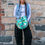 Thumbnail: Megan's Mini Tulip Bag Crossbody | Dogs (seafoam interior)