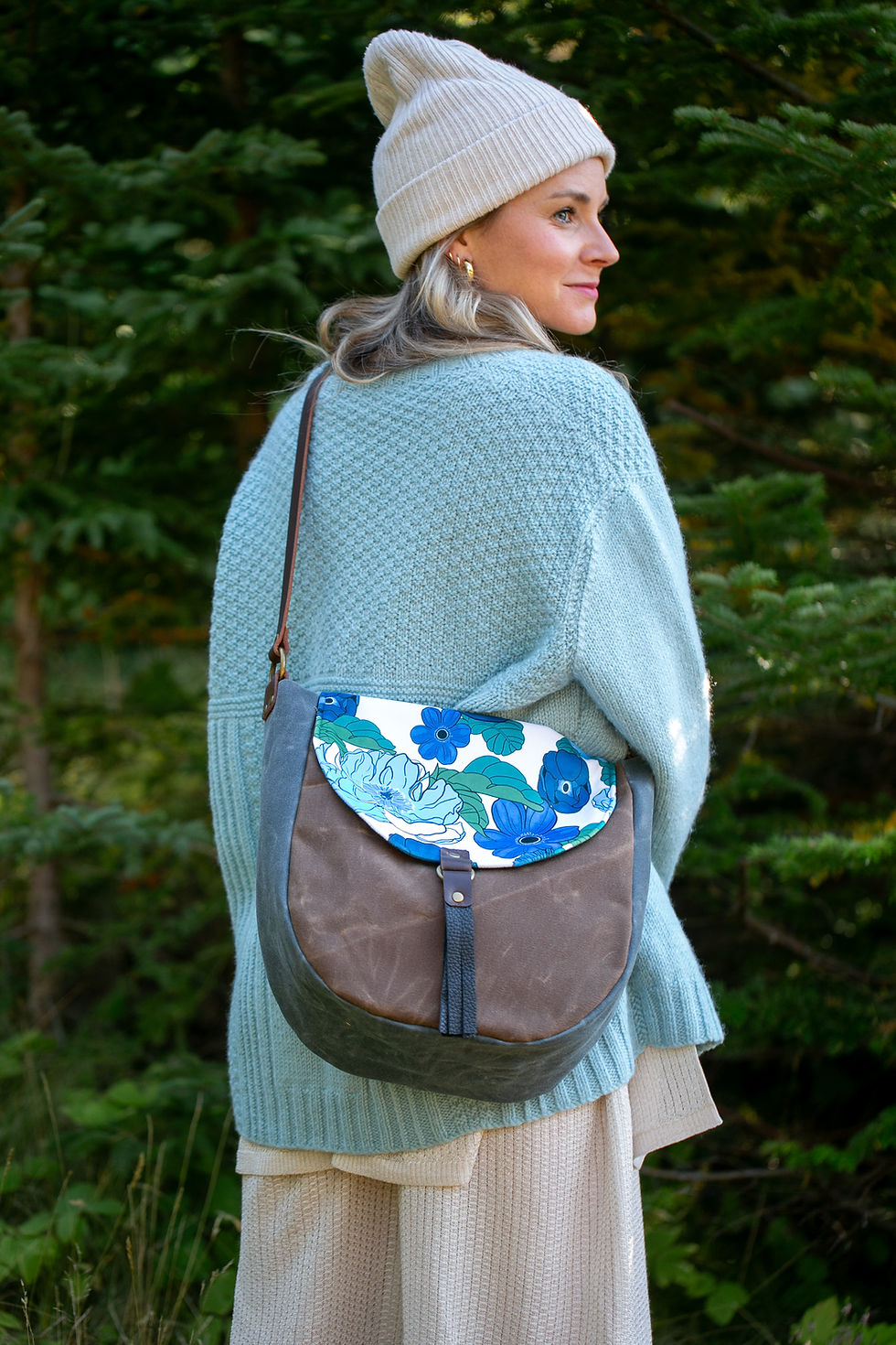 Thumbnail: Megan's Shoulder Bag | with Megan's Blue Floral Flap