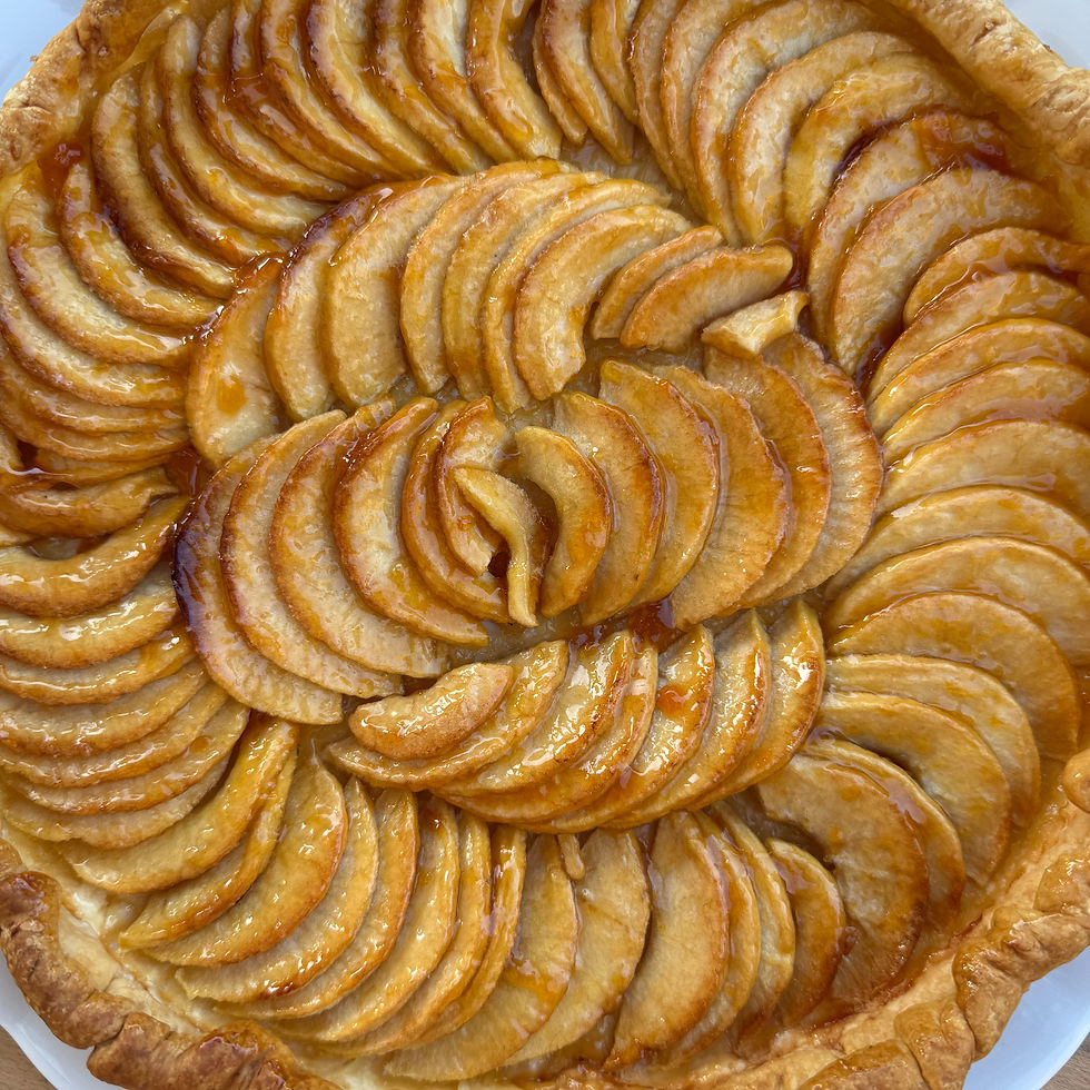 Tarte aux pommes légère