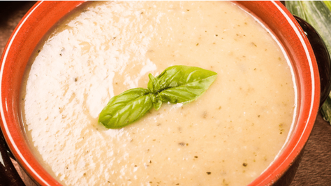 Velouté courgettes, curcuma