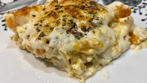 Recette de Lasagnes butternut et Parmesan 