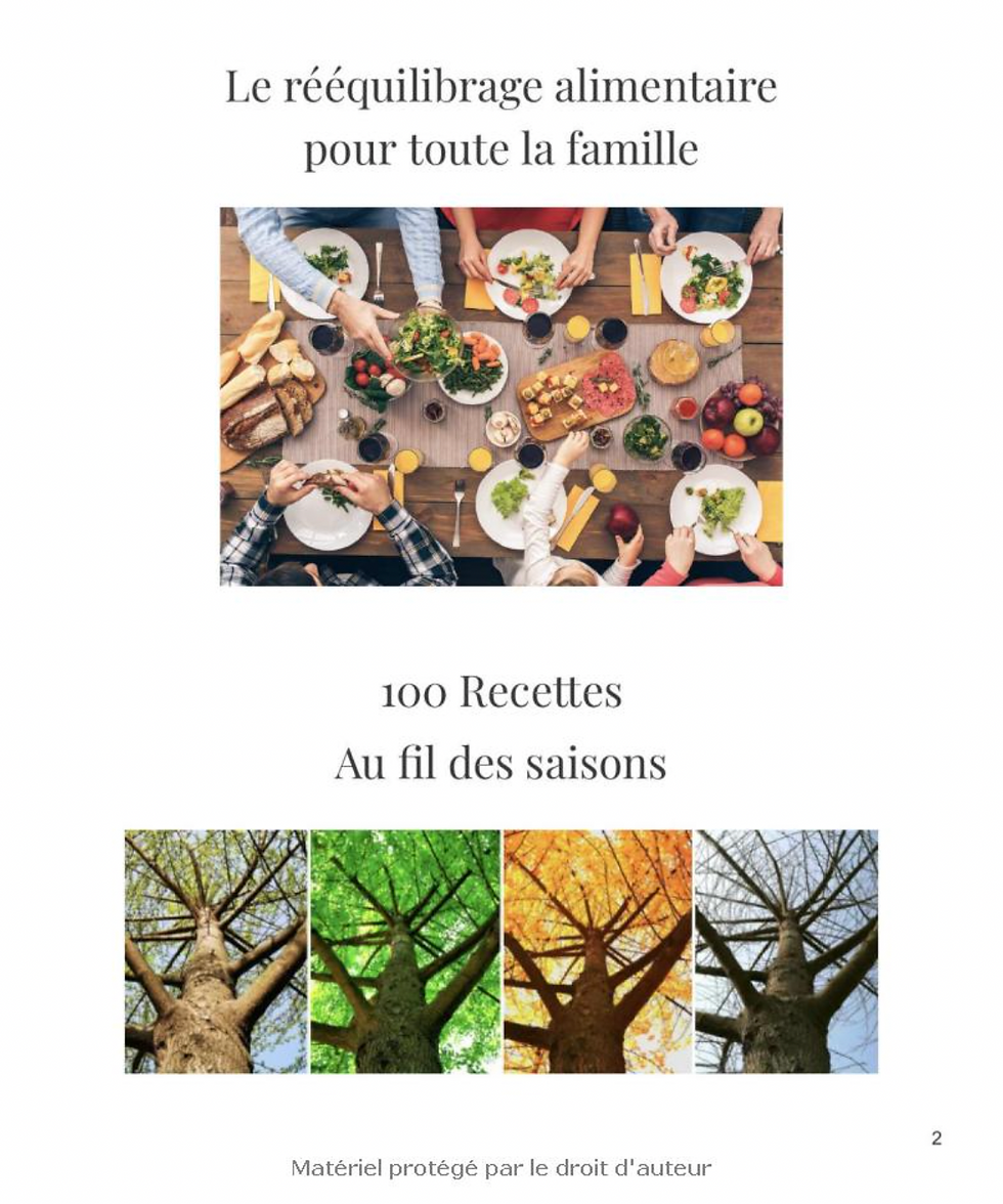 Miniature : Livre Les 100 recettes du rééquilibrage alimentaire