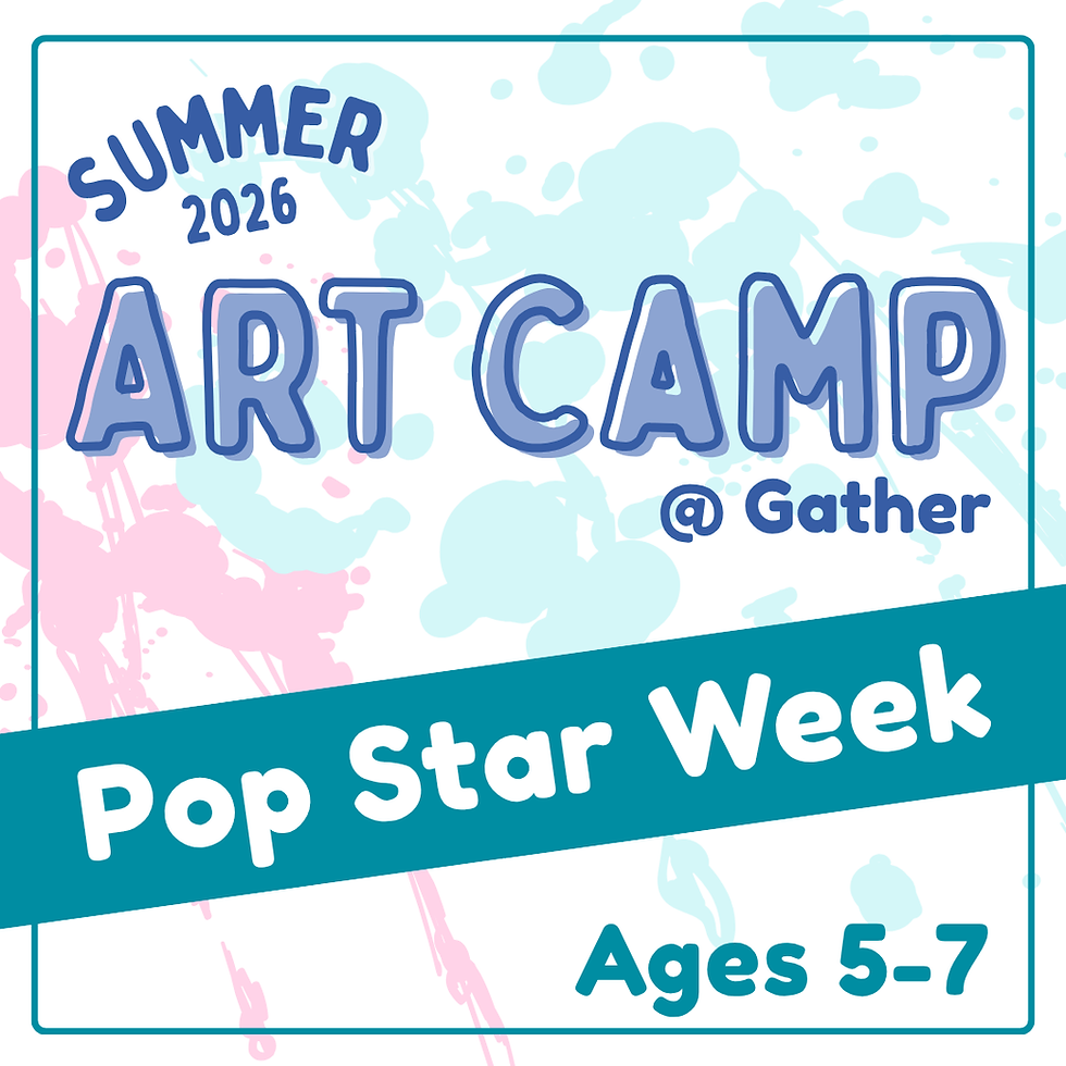 Pop Star Art Camp (Ages 5-7)