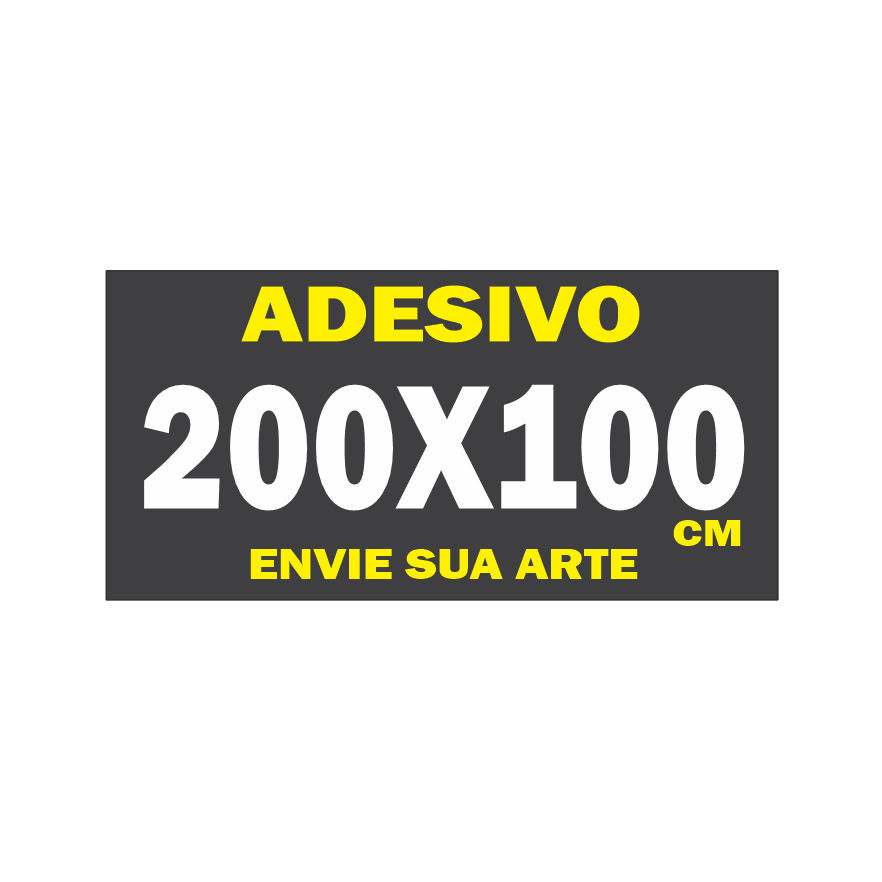 100x200cm | Adesivo vinil 0.10g